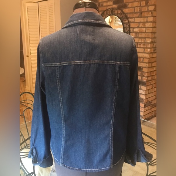 Lone Star Junior Size Large Denim Shirt/Jacket with Hidden Snap-Front Closure. - Picture 2 of 8